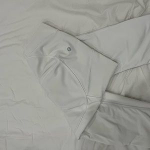 White Lululemon leggings 7/8 length